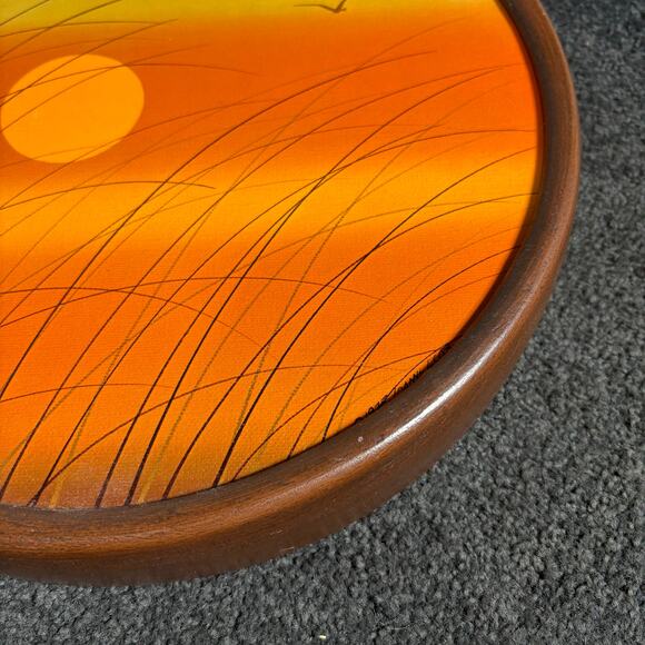 Beach Grass (Gold) Joanne Scott Vintage Limited Edition Signed Lithograph - 1978 - Picture 6 of 9